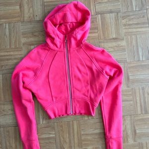 Lululemon scuba cropped hoodie size 4